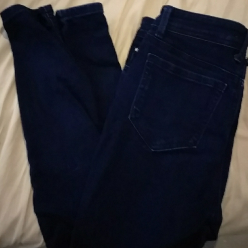 Dark Wash Blue Jeans